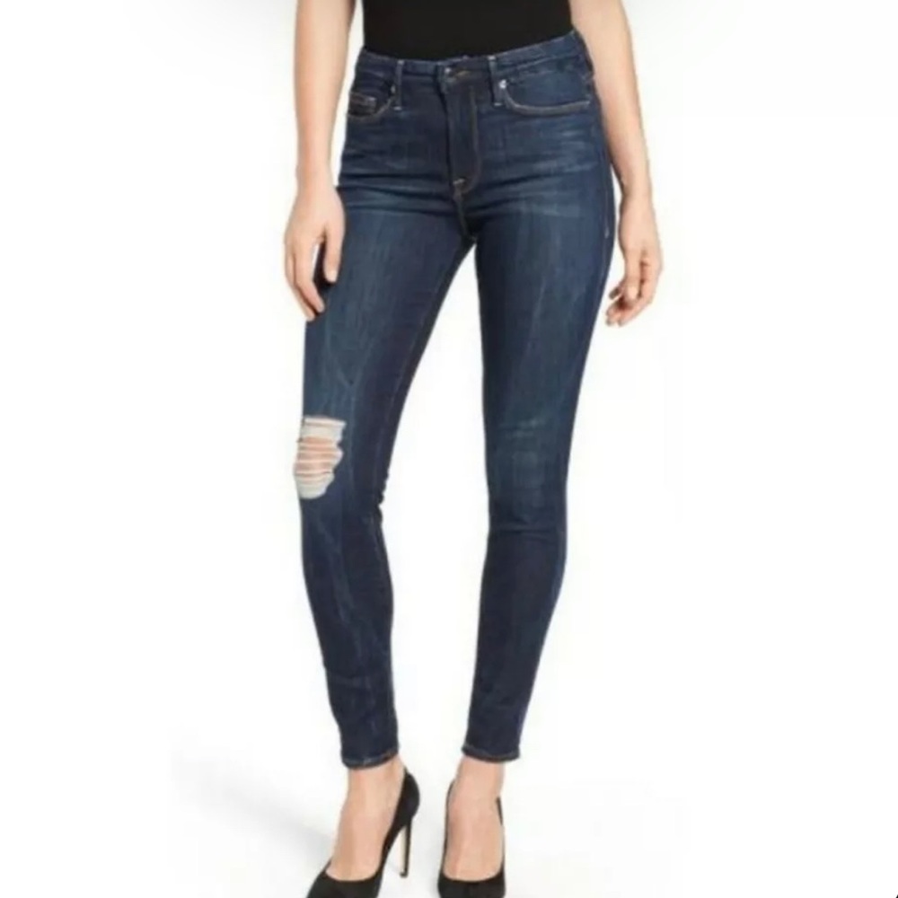 Good American Good Legs Distressed Jeans‎